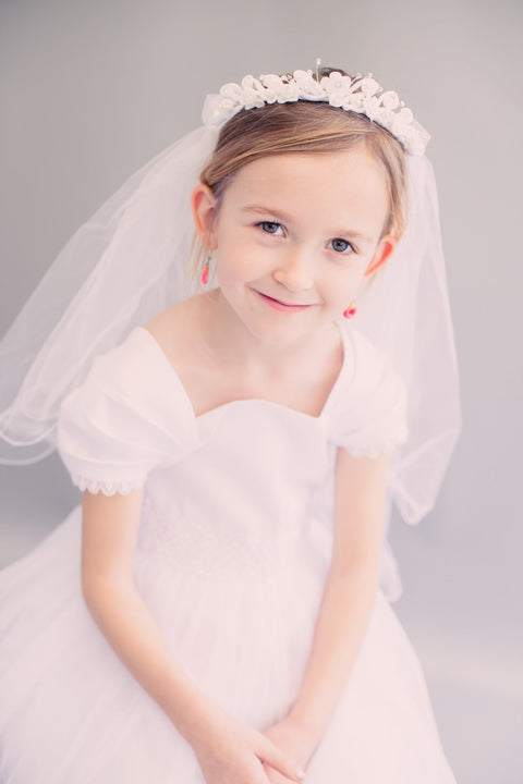 Satin Crown with veil