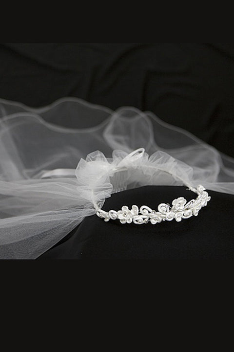 Satin Crown with veil