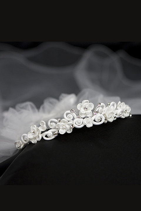 Satin Crown with veil
