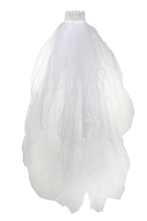 Veil Embedded with Pearls