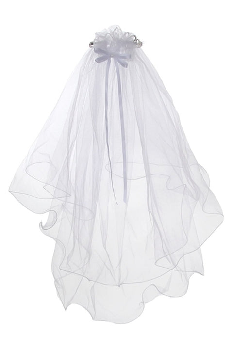 Cross Tiara with Veil