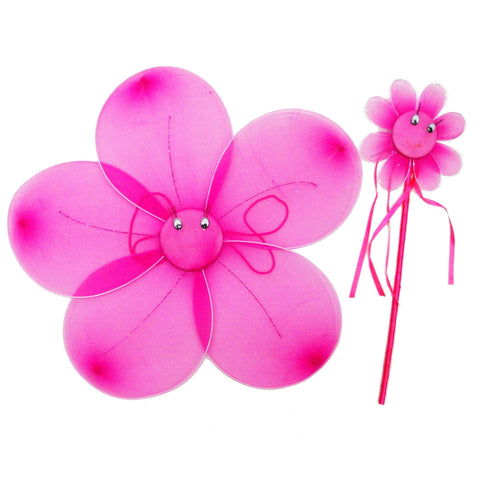 Hot Pink Sunflower Wing Set