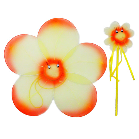 Orange Sunflower Wing Set