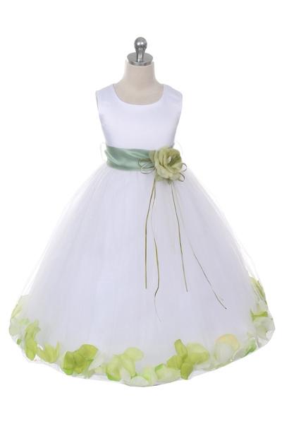 Flower Petal Dress w/ Sash (Ivory Dress) 2of2
