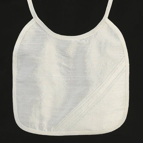 Baby Raw Silk Bib