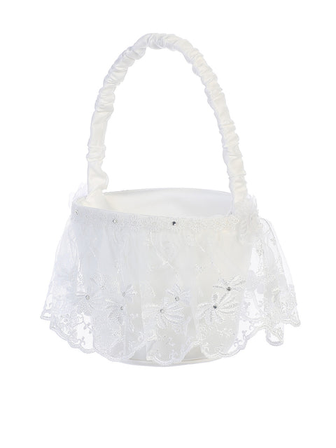 Cutie Flower Girl Basket - #BK7