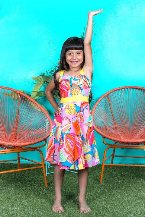 Tropical Fish Girl Dress