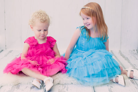 Layered Mesh Girl Dress