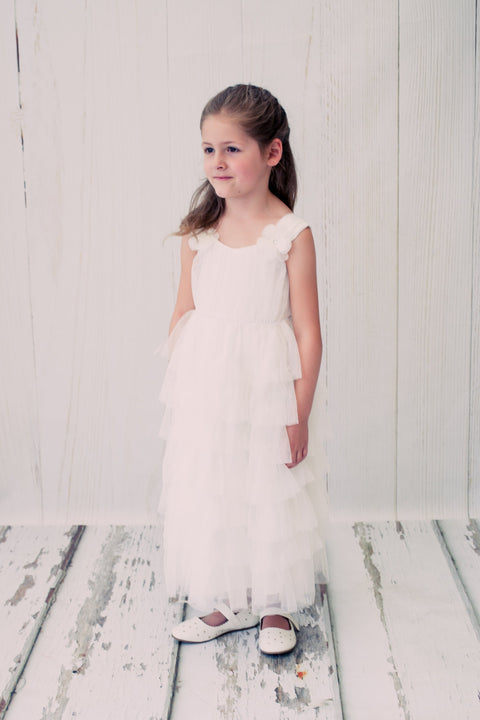 Layered Mesh Girl Dress