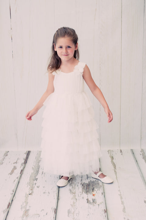 Layered Mesh Girl Dress
