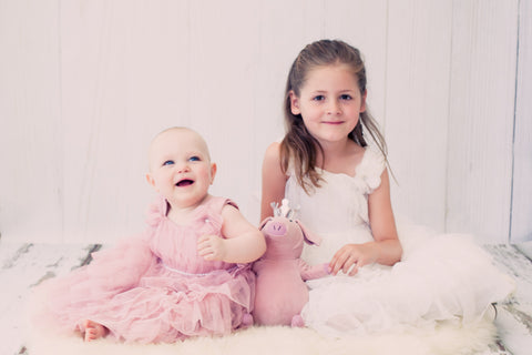 Layered Mesh Baby Dress