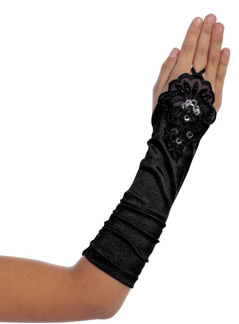 Cutie Flower Girl Gloves - #KFBL