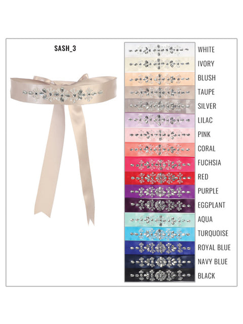 Cutie Flower Girl Sash - #SASH_3